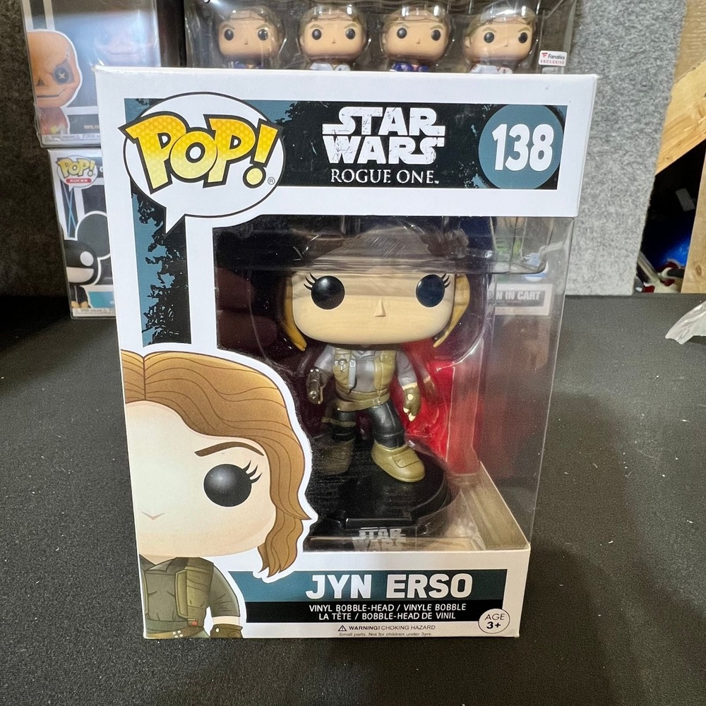Funko Pop Star Wars Rogue One Jyn Erso 138 Vinyl Bobble Head Figure Collectible